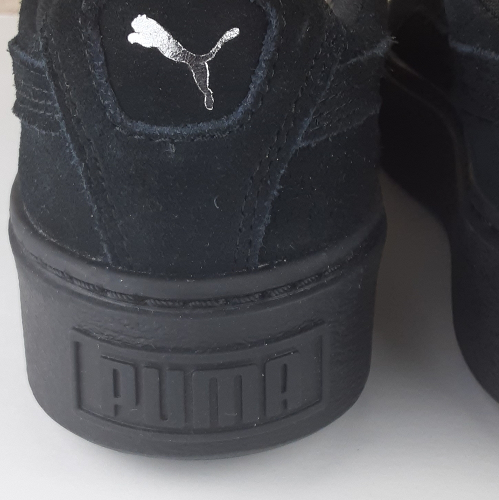Women's Puma Suede Platform Gem Toe - Picture 7 of 10